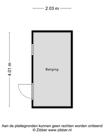 Floorplan - Albinonistraat 67, 5283 KL Boxtel